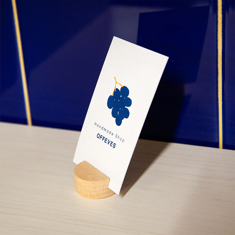 木製ミニスタンド　円形